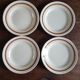 Dessert plate in earthenware Moulin des Wolves service Pasteur