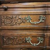 Louis XV style oak sloping desk
