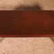 Regency period mahogany hall bench from the early 19th century.