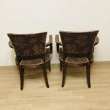 Paire de fauteuils Bridge