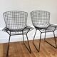 Pair of vintage Bertoia Wire chairs