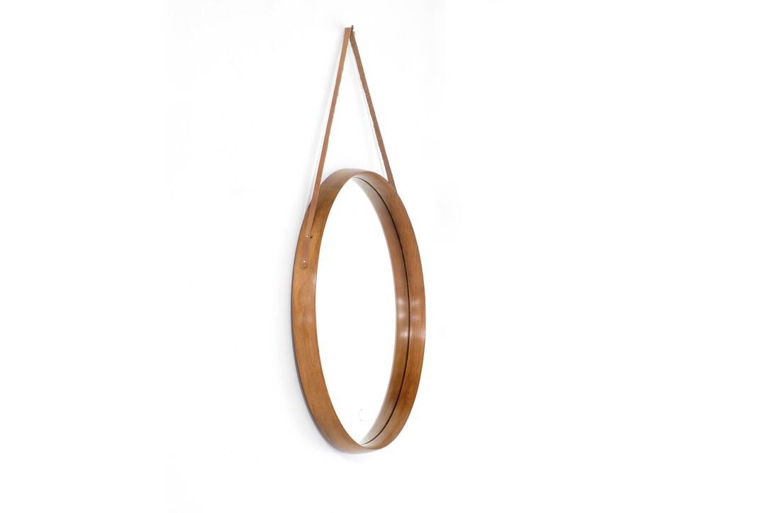 Vintage wooden mirror, Italy, 1960s.
