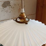 Old pleated opaline hanging
