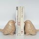 Pair of greenhouses art deco books in cracked earthenware