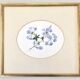 Tableau aquarelle fleurs de plumbago