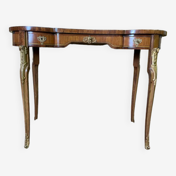 Dressing table in Louis XV style marquetry - Transition