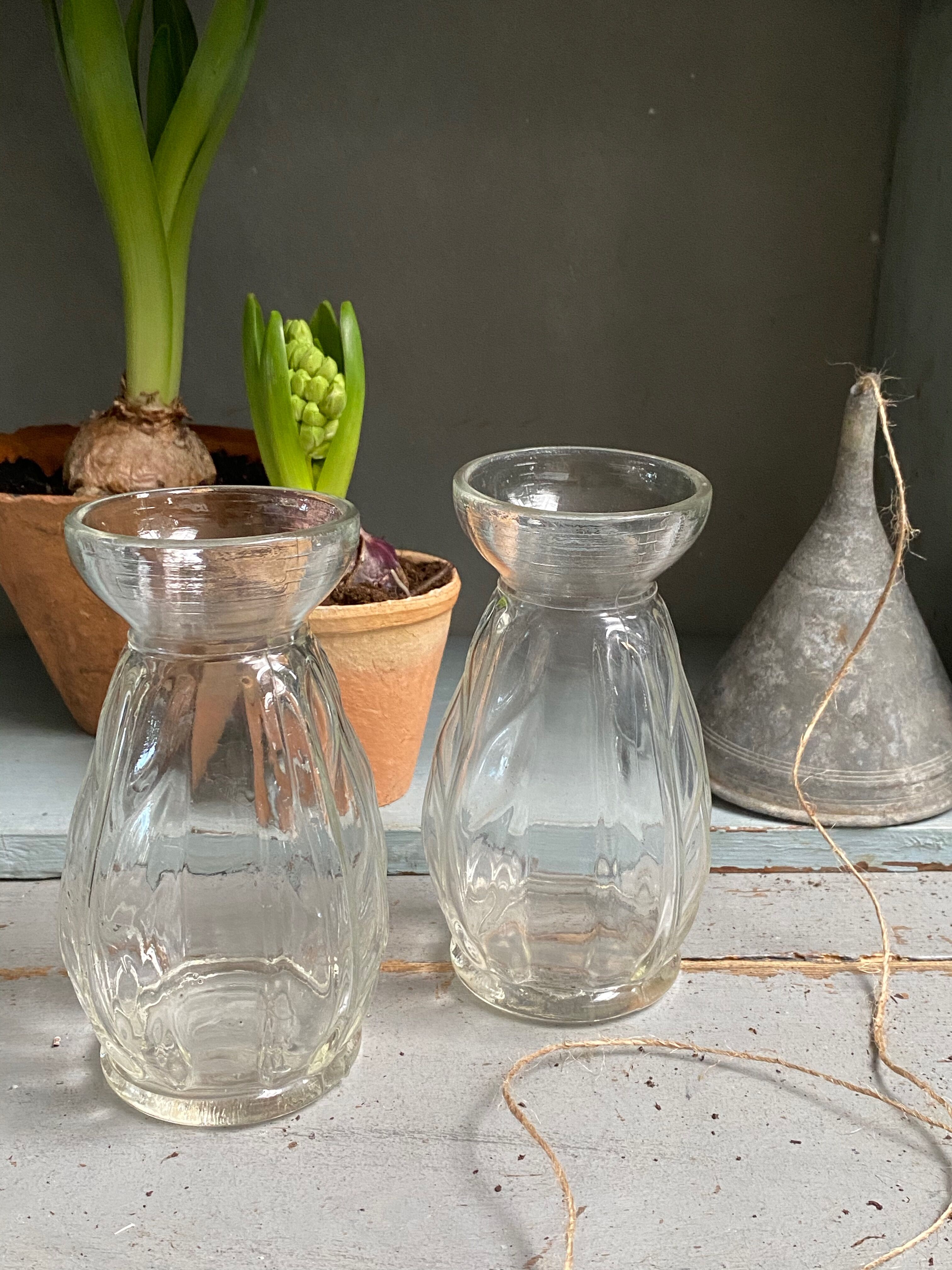 Pair of Art Deco bulb vases