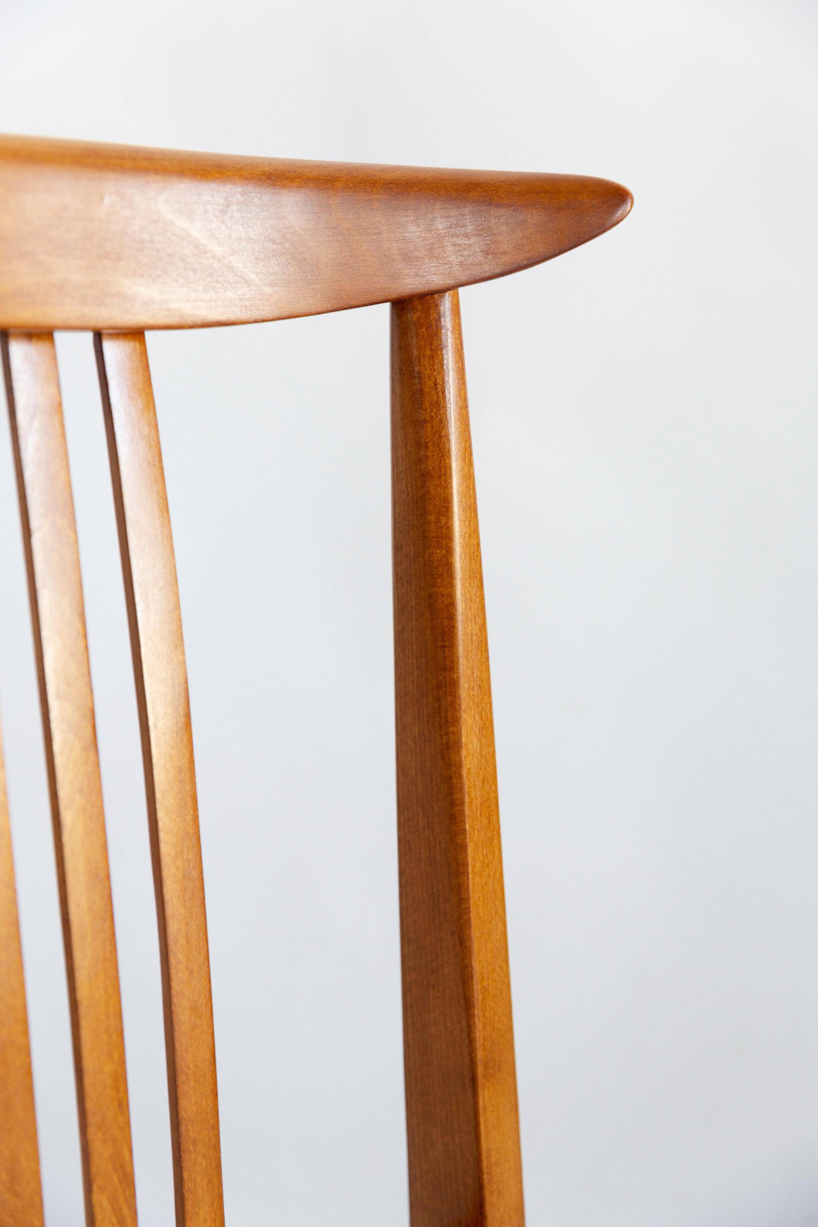 Light Bouclé Chair Mid-Century Modern, Design by M. Zielinski, Europe, 1960s