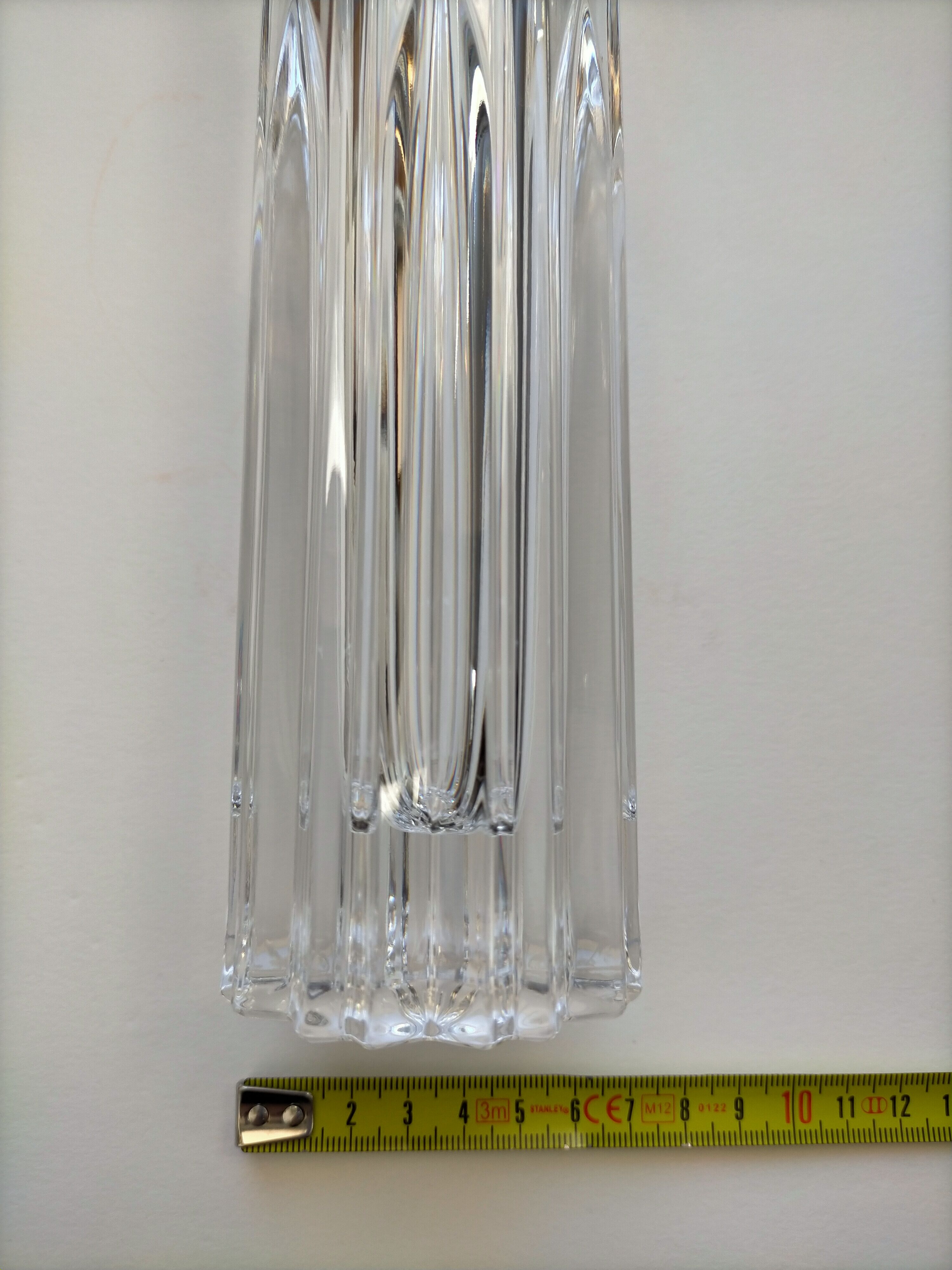 Vase cylindre en cristal