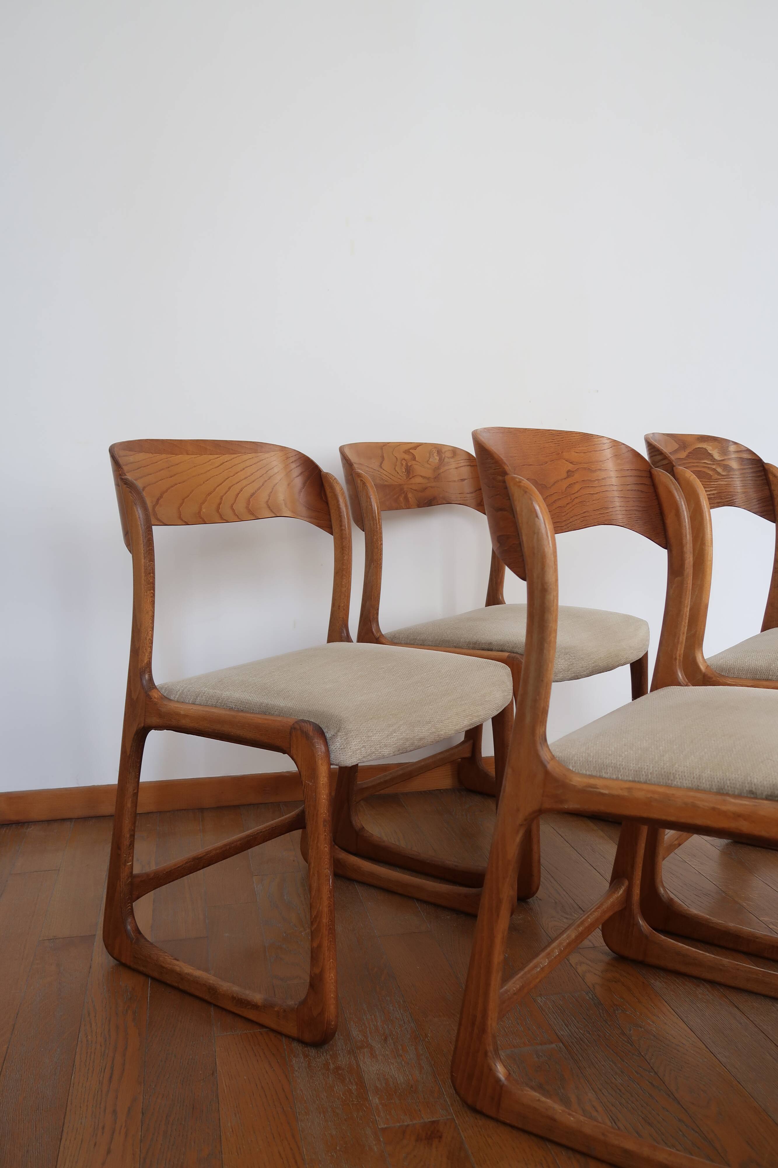 4 chairs "Sled" Baumann