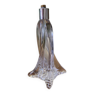 Pied de lampe en cristal