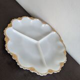 Vintage opaline servant with gilding