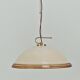 Vetrofond Italian Murano Glass Pendant Light with Brass Fixtures, 1980's