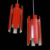 Set of 2 Fog & Mørup / Henning Rehhoff 'Cocktail' pendant lamps / Mid-century Danish modern design / 1970s