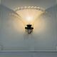Pair of Venetian wall lights in Murano glass by Seguso, circa 1930.