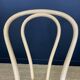 Set of 4 Thonet type bistro chairs light curved wood & Skaï GO IN Germany