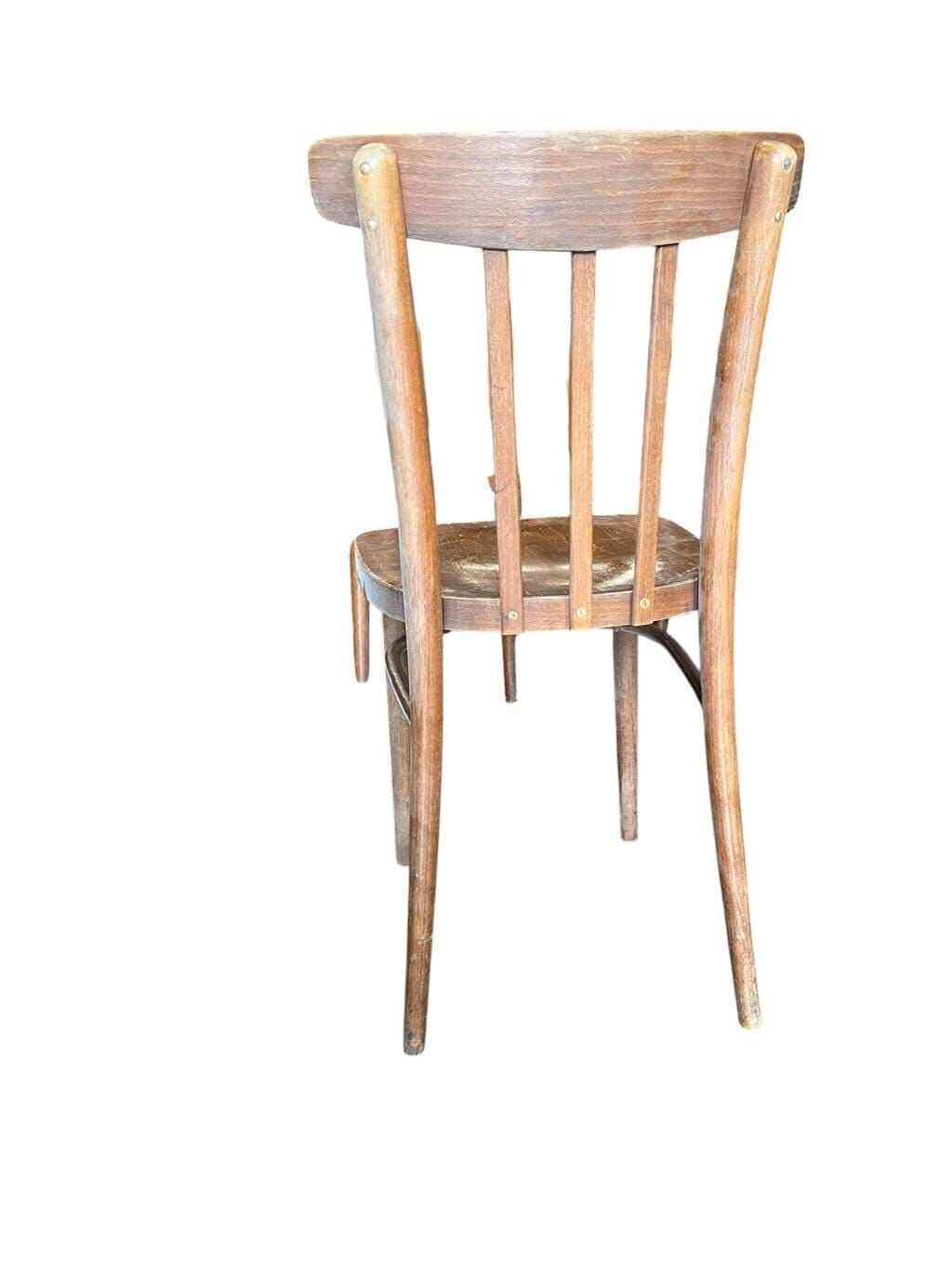 Chaise bistrot vintage en bois / chaise de café / chaise