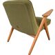Paire de fauteuils Bunny 366  en velours Olive