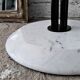 Porte-manteaux sur pied forme perroquet / Socle et patères marbre / Modern Mid-Century / Vintage 1960