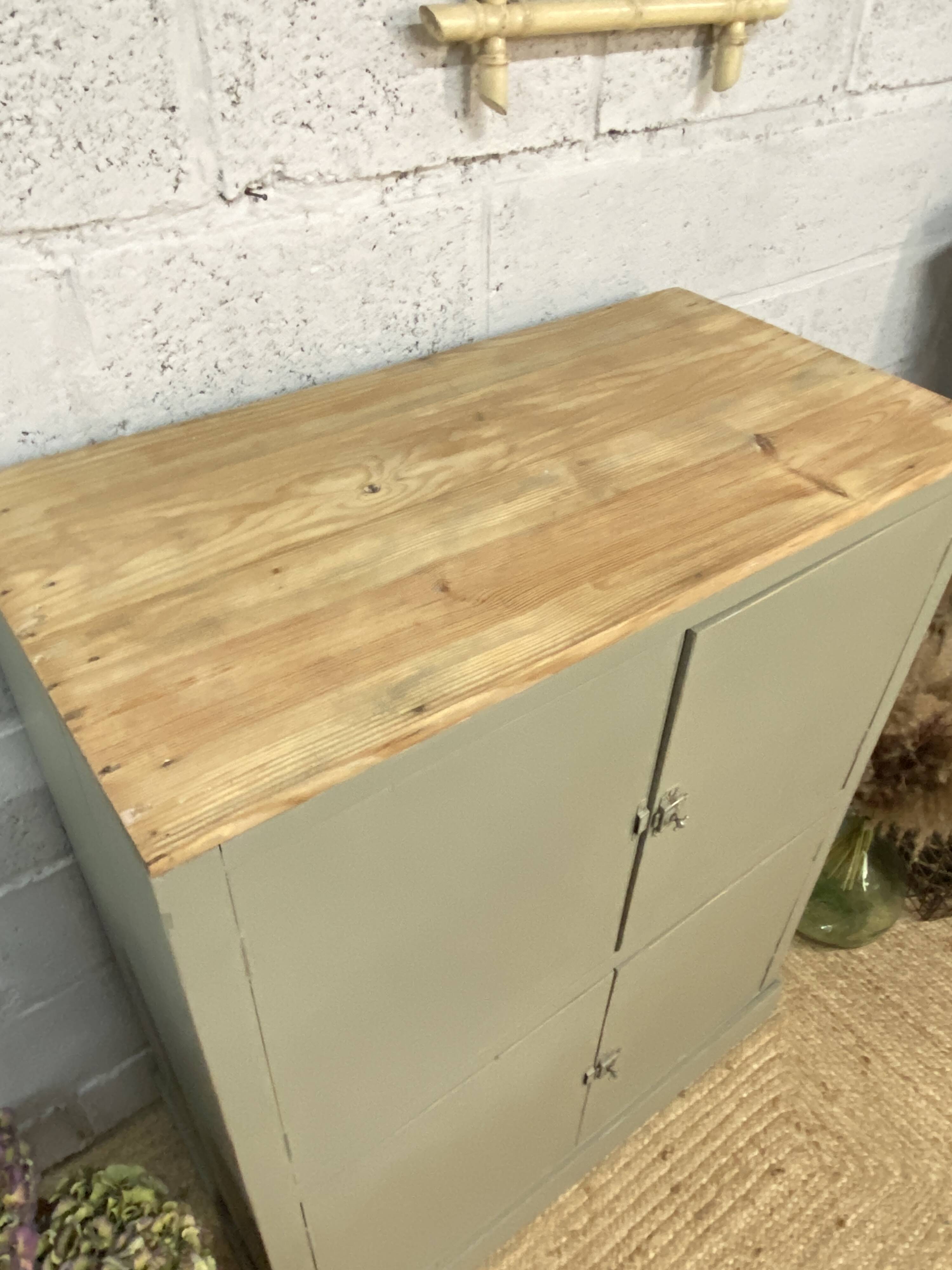 renovated antique sideboard - china cabinet