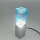 Space Age Glass Block Lamp Murano 1970
