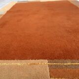 Tapis Vintage Khaden Tibétain Fait Main en Laine – Années 1970 – 122 x 163