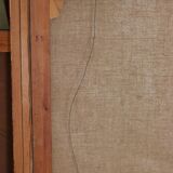 Original Swedish Oil on Canvas – “White Roses” by Aina Schiller, Arvika