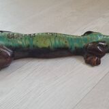 Pierrefonds wall salamander in glazed sandstone
