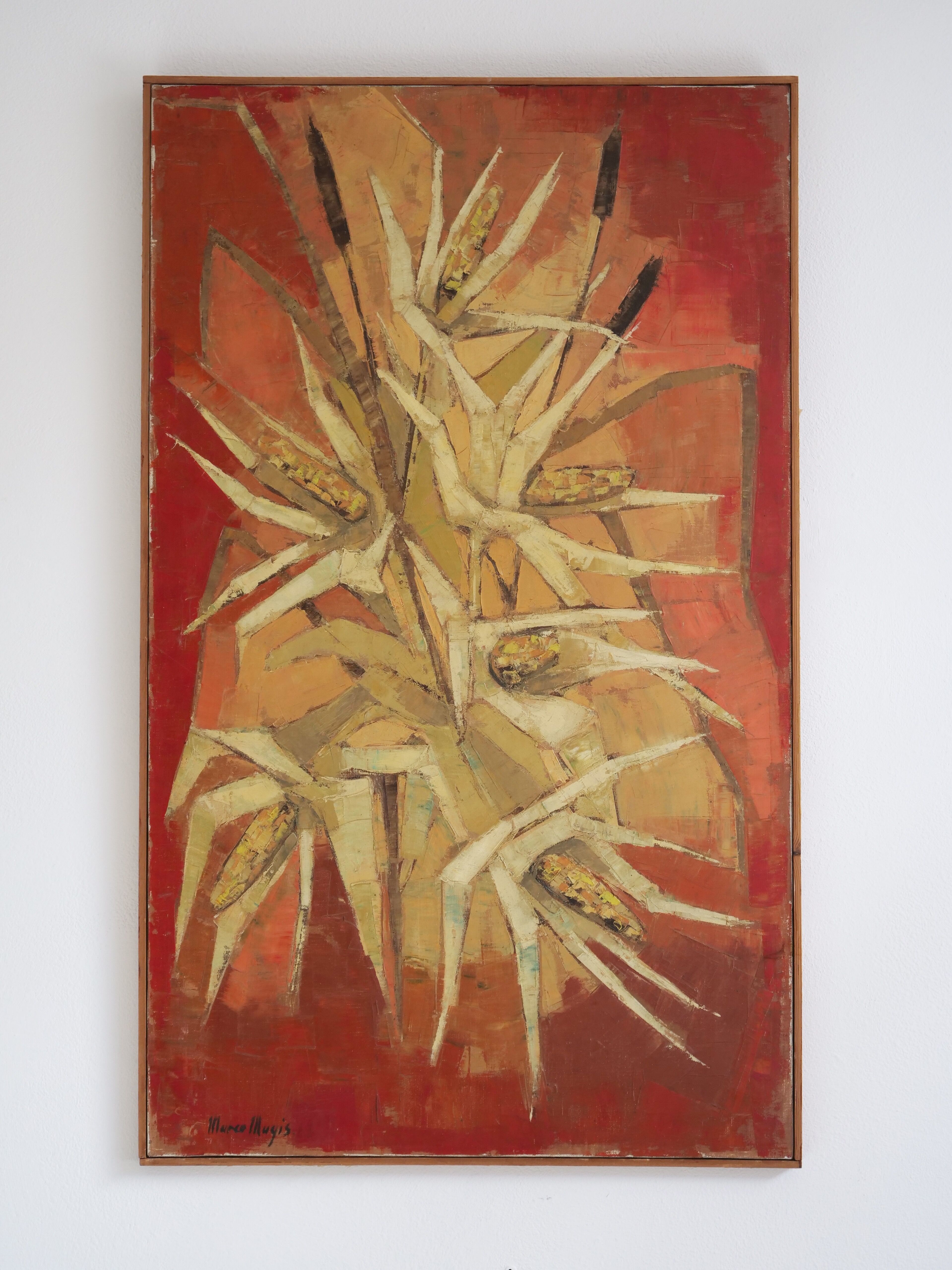 Geometric nature painting by marco magis