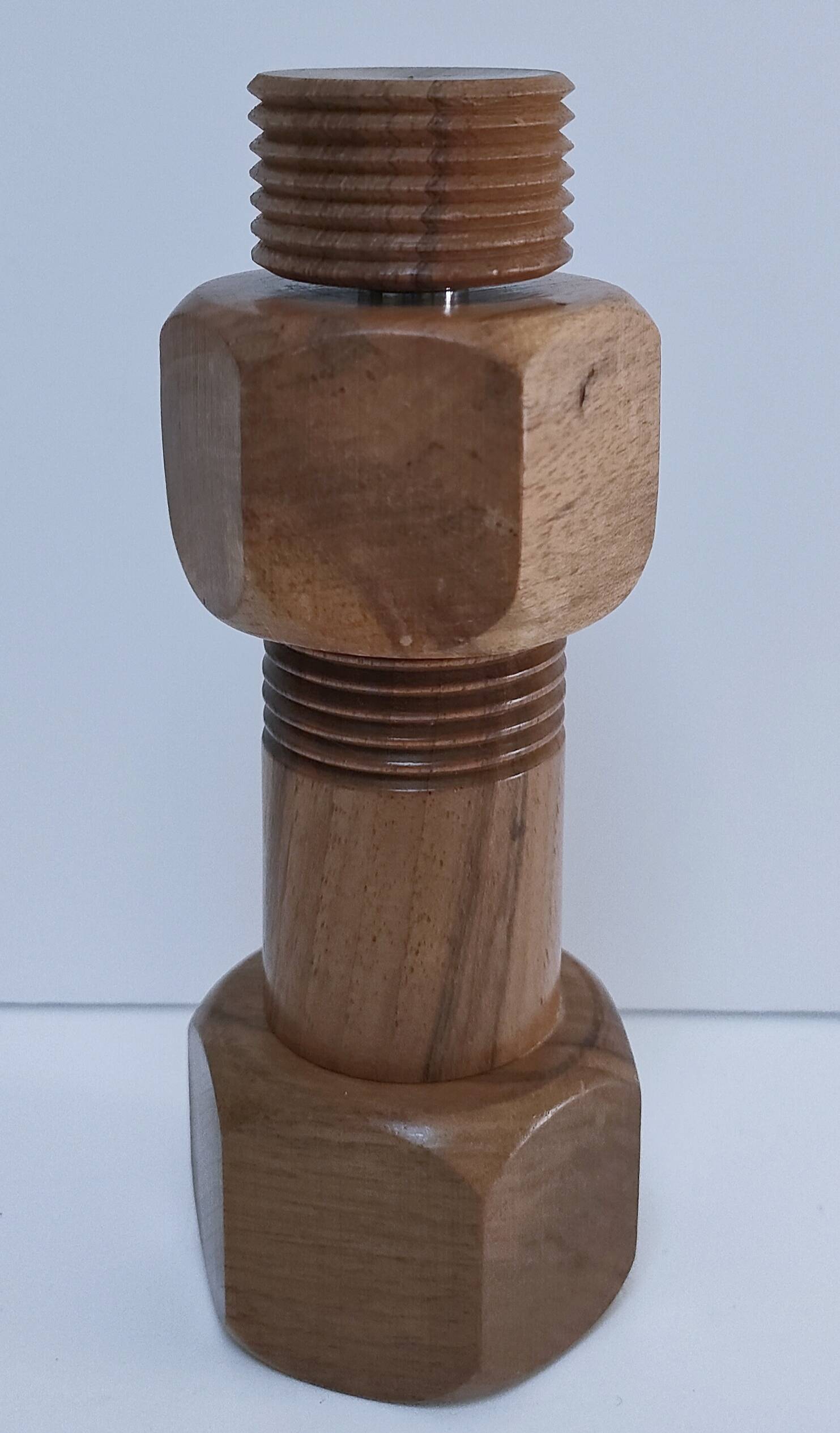 Borel design wooden pepper mill from the 70s