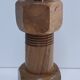 Borel design wooden pepper mill from the 70s