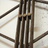 Art Deco wrought iron bedroom door, France, 1930