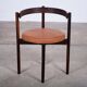 Dining Chairs in Rosewood attributed to Hugo Frandsen for Børge M.S, Denmark, 1964, Set of 4