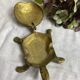 Cendrier tortue en laiton