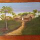 Vintage colonial style exotic painting