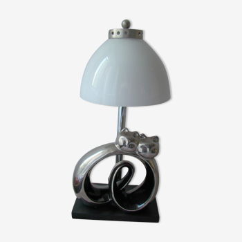 Vintage lamp the cats