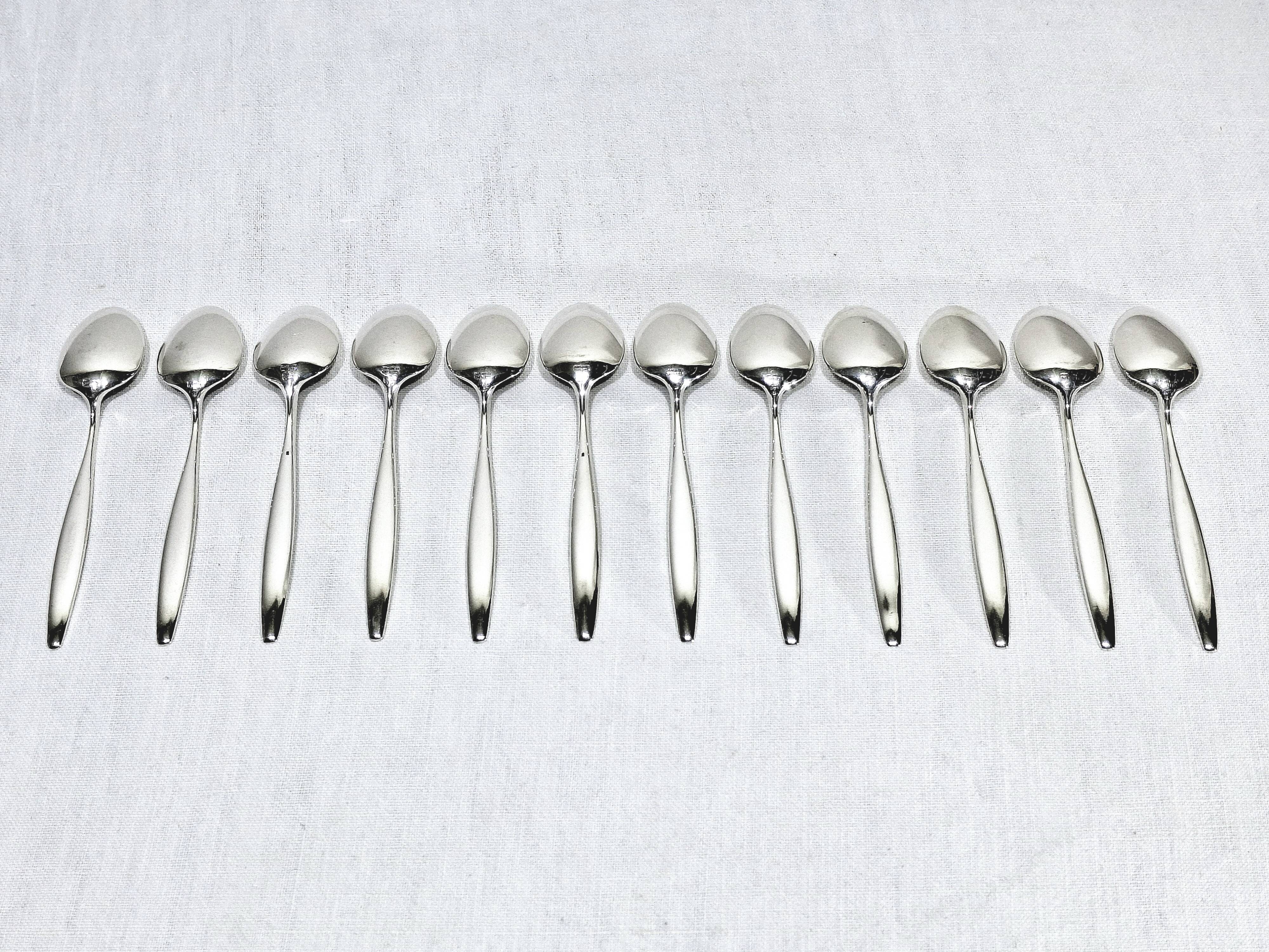 Georg jensen cutlery - cypress model - 133 pieces, sterling silver