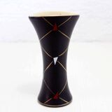 Vintage vase with geometric decorations 1970
