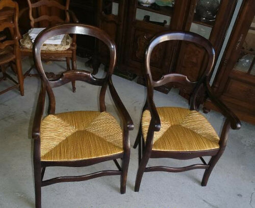 Pair of Louis Philippe armchairs