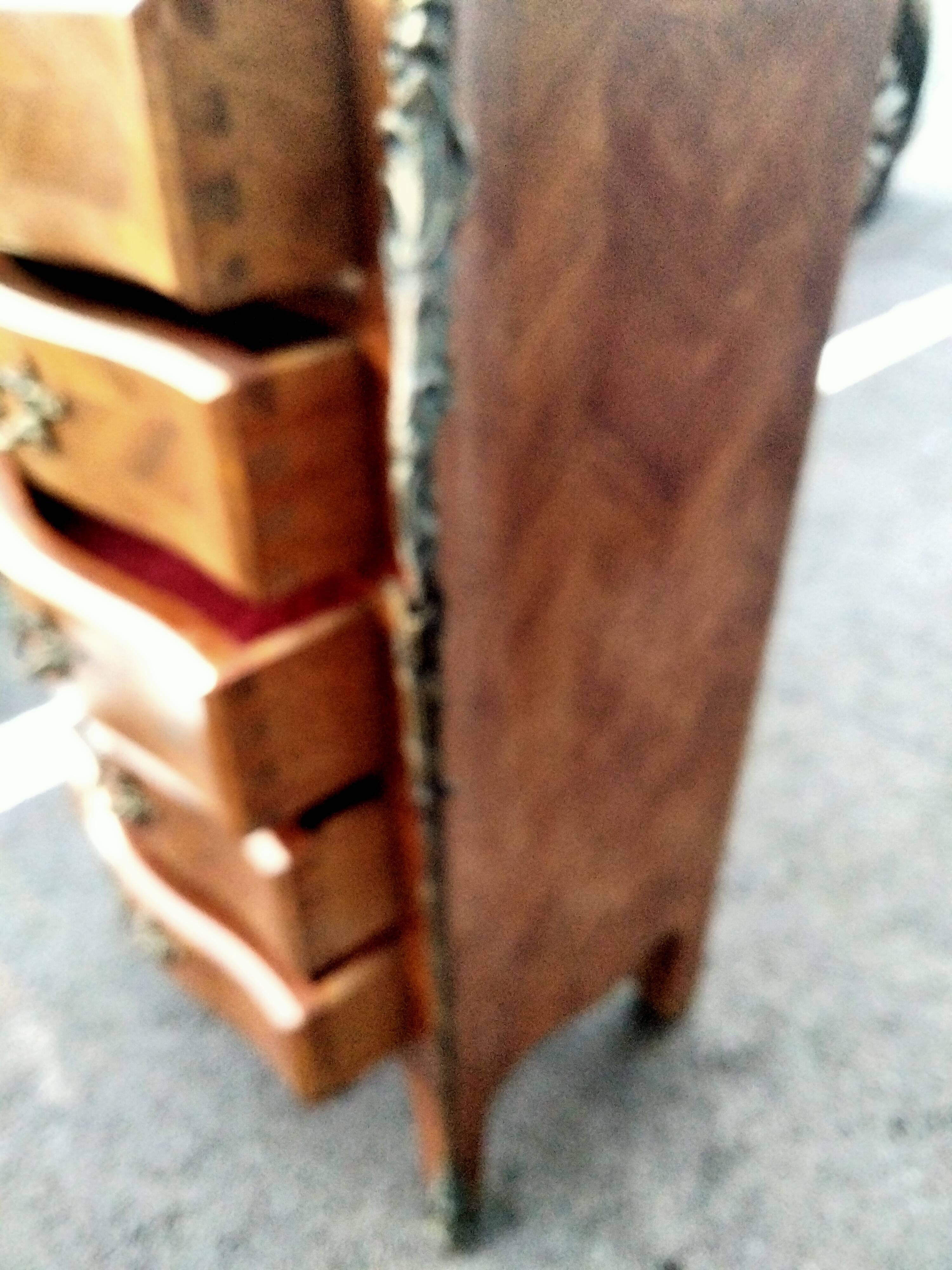 Dresser rag maker style louis xv marquetry marble top