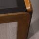 TABLE BASSE VINTAGE DES ANNÉES 1970 EN BOIS ET VERRE CONÇUE PAR AFRA ET TOBIA SCARPA