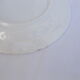 Set of 4 white and blue dinner plates.