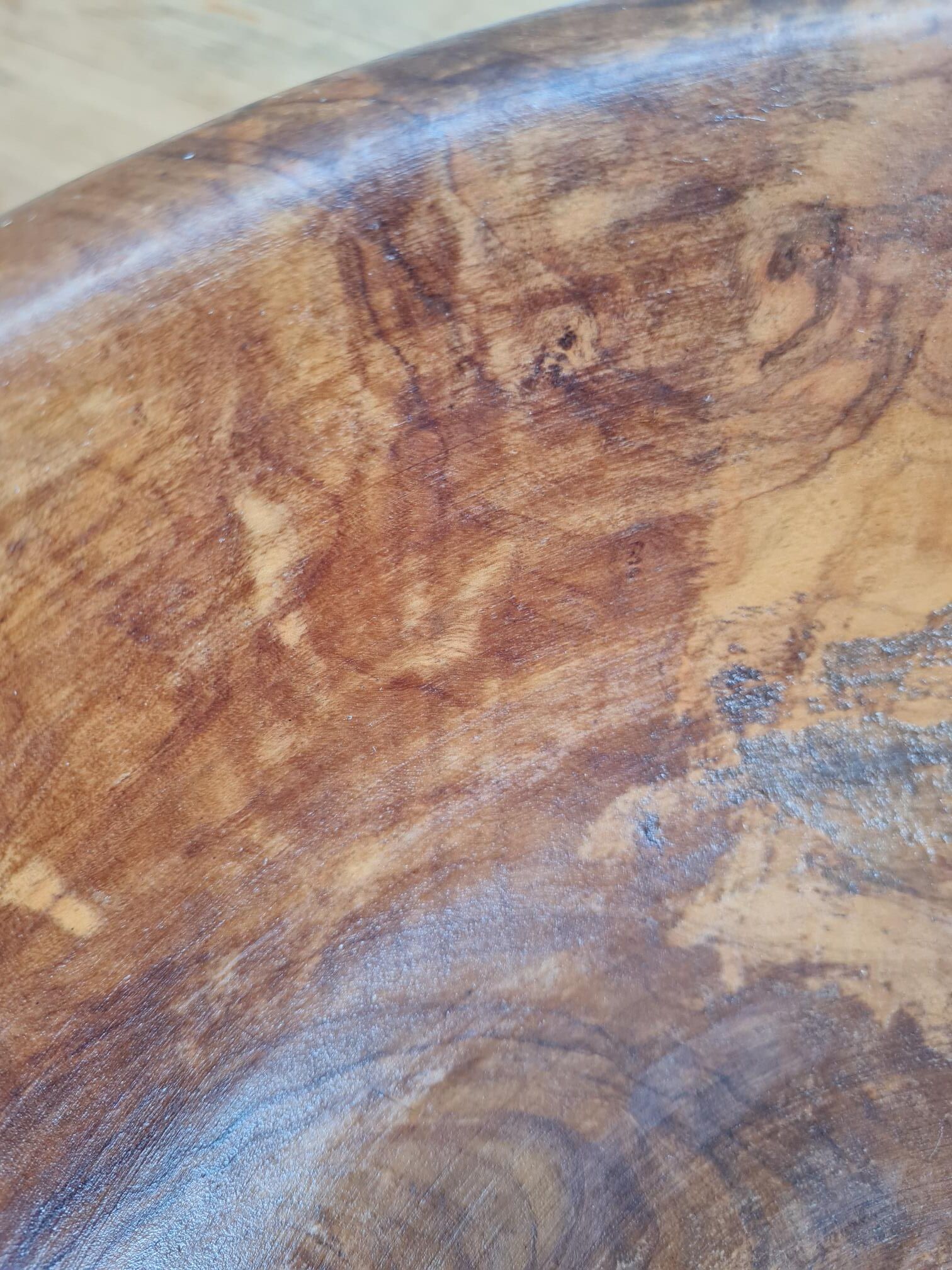 Saladier en bois d'olivier véritable