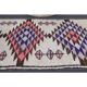 1970s Natural White Geometric Turkish Hand-Knotted Runner 80x365