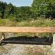 Solid wood table