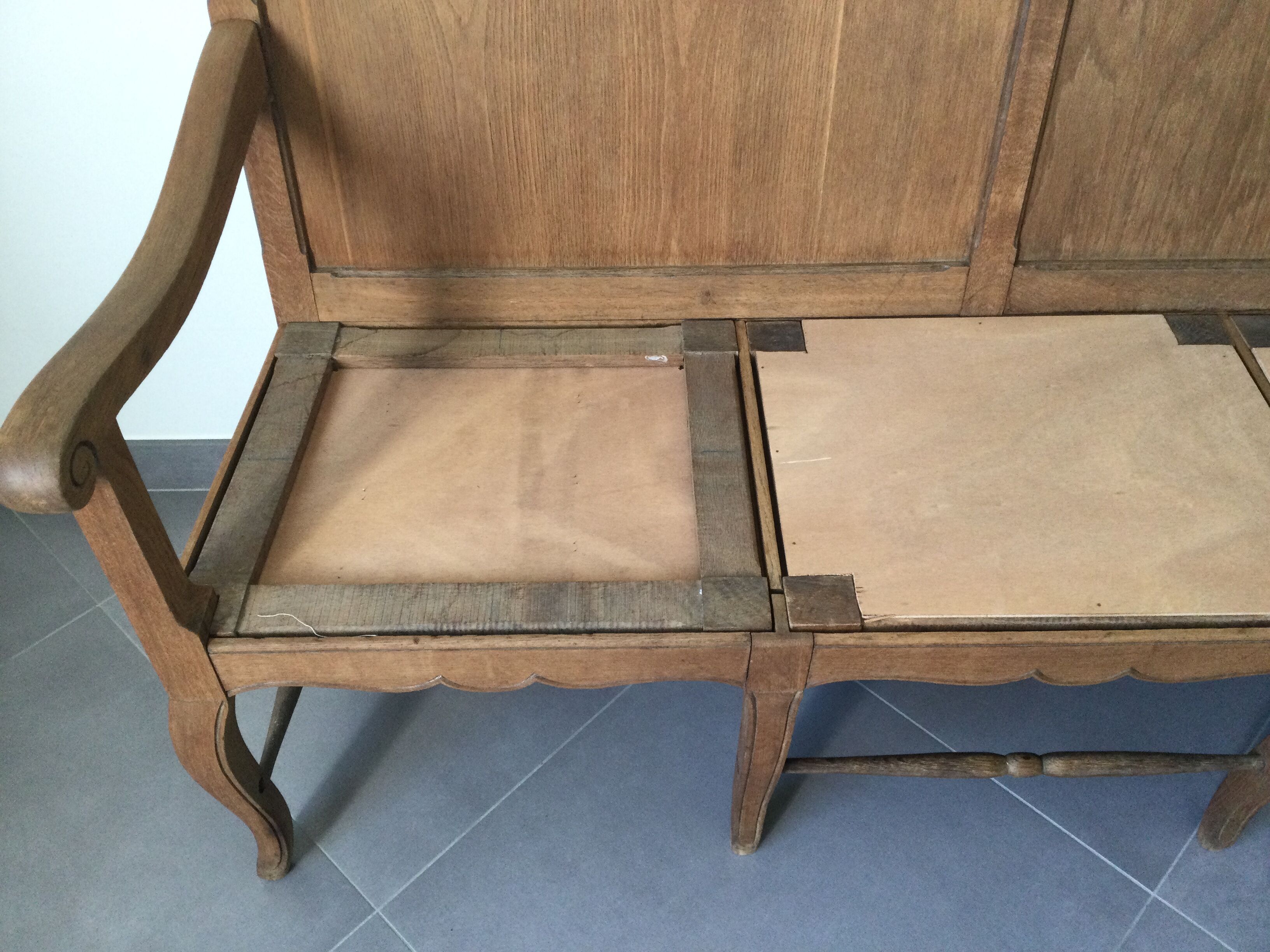 Banquette dit radassier