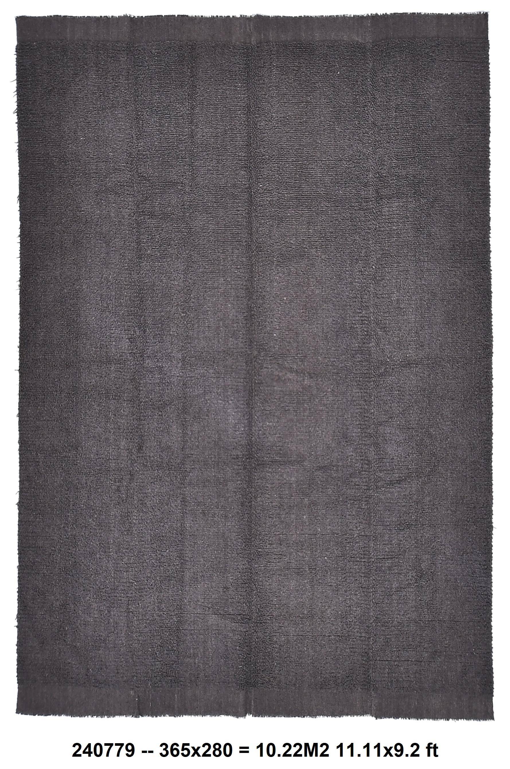 9x12 Large Brown Vintage Rug, 280x365Cm