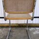 Chaise modèle B32 en cannage et acier chromé Marcel Breuer, ca 1970