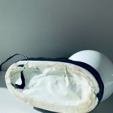 Ceramic and opaline horse lamp