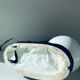 Ceramic and opaline horse lamp